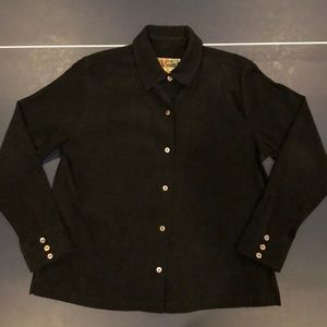 La Cabana Womens Button Down Blouse/Shirt.